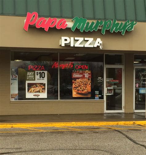Papa murphy's lakewood - I went to the one in Olympia four years ago , I really didn't go back again. I hated the pizza, it was expensive, customer service was horrible. Well, I went to the one in Lakewood, have them get... More. Teresa J. 09/18/21. We love Papa Murphy's and for us this location is convenient and an easy option to pick up a good pizza to make at home.